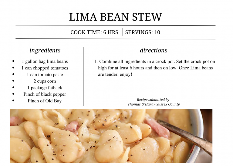 Lima Bean Stew